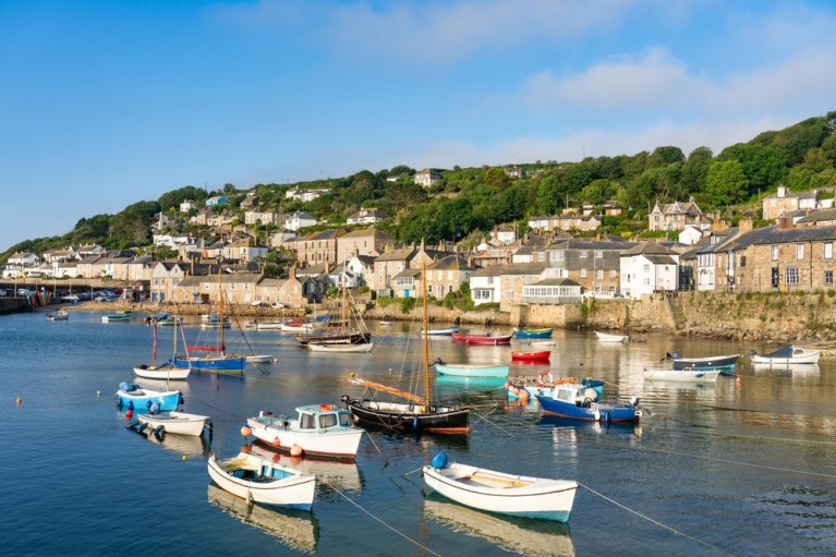 Mousehole Harbour in Penzance
