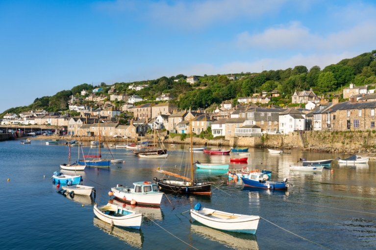 Puerto de Mousehole en Penzance