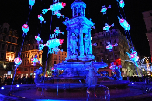 Place des Jacobins, Festival das Luzes | Lyon, França