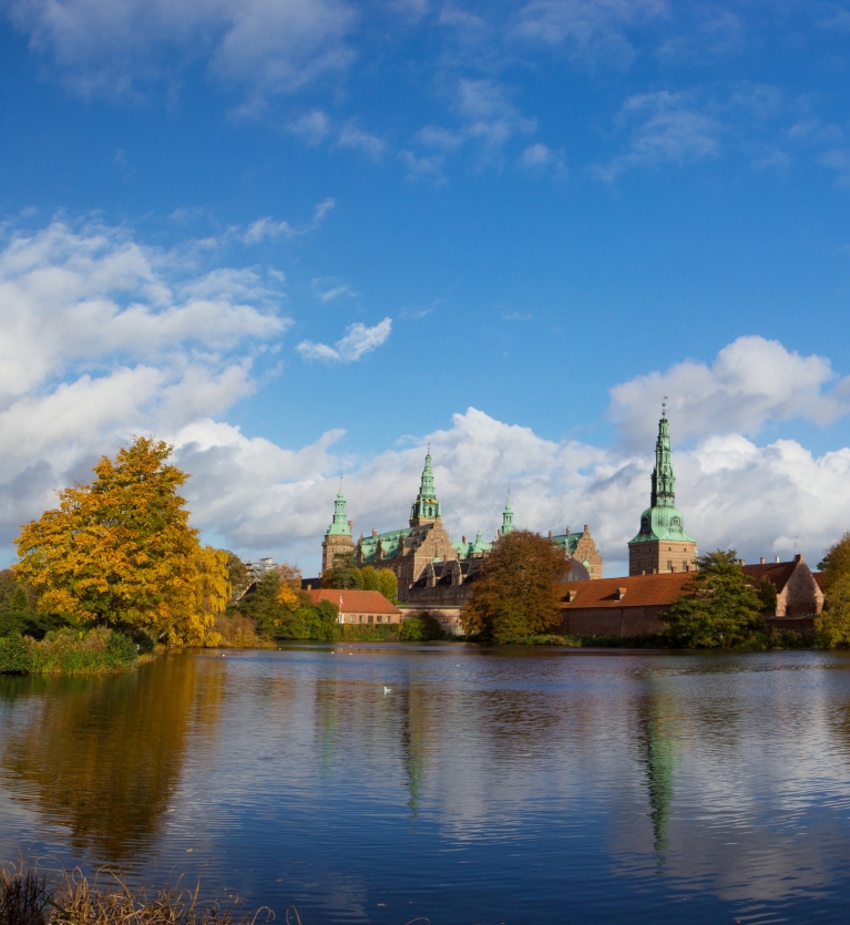 Castillo de Freiksburdeos en Hillerød, Dinamarca