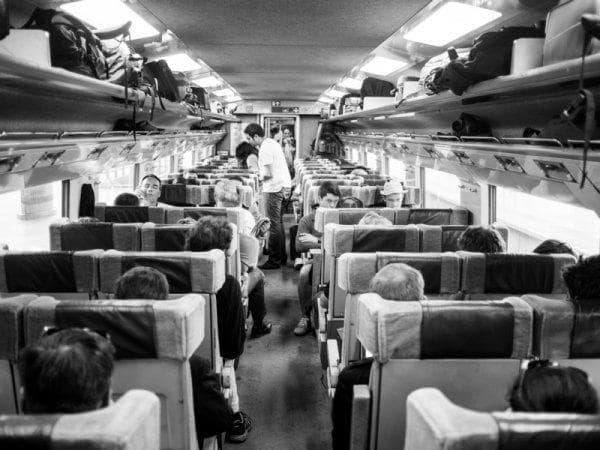 Inside the Eurostar high-speed train