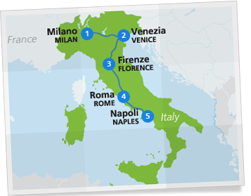 Interrail map