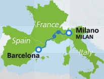 Travel between France-Italy-Spain | France, Italy, Spain ...