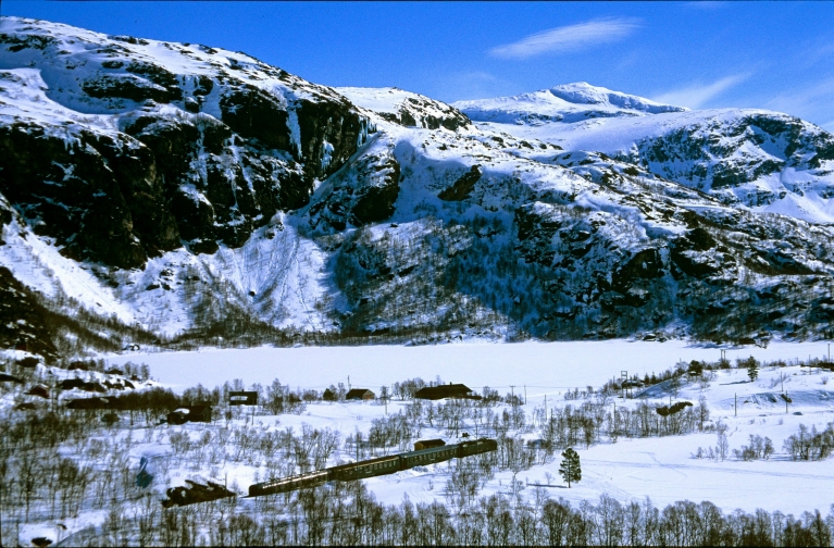 The Flåm Railway between Myrdal and Flåm