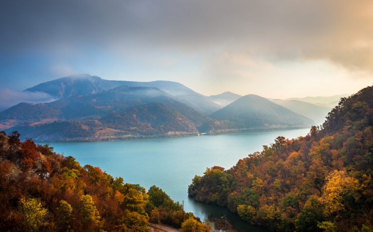 Djerdap Geopark in autumn